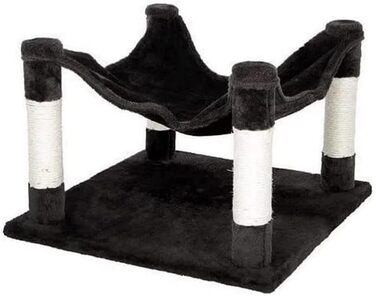 Кішка-гамак Kerbl Samira для котів, м'який, з сизалевими стовпчиками для догляду за кігтями