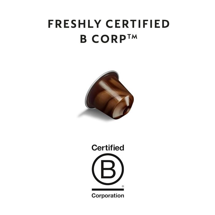 Кава Nespresso Original Barista Creations Corto: суміш арабіки та робусти середнього обсмаження | 100 капсул | Ідеально для молочних напоїв, таких як капучино | Сумісна з капсульними машинами Nespresso Original