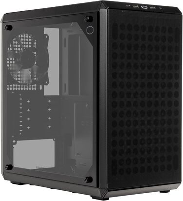 Корпус Cooler Master MasterBox Q300L V2 Mini-Tower Micro-ATX з USB 3.2 Gen 2x2, 120 мм вентилятор, загартоване скло, чисте кабельне прокладання та кілька варіантів охолодження