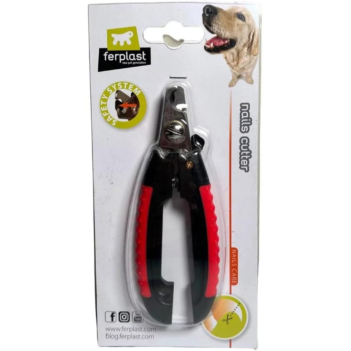 Ножиці для обрізання кігтів собак Ferplast з обмежувачем та захистом, M (SMALL)