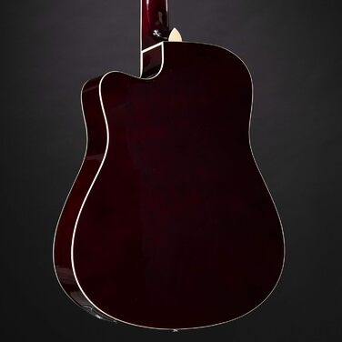 Акустична гітара Red Hill D-1-CE Dreadnought з Cutaway, електроакустична, липа, натуральний колір