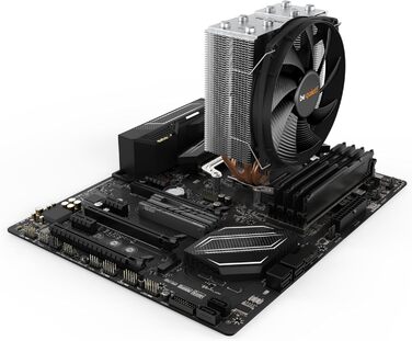 be quiet! Shadow Rock Slim 2: Кулер для CPU, 160W TDP, 135mm вентилятор, HDT, 4x Heatpipe, Slim Design