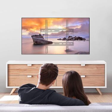 Настінний кронштейн для ТБ Suptek MT4205, нахильний, для плоских та вигнутих екранів 26-60 дюймів (66-152 см), до 45 кг, з рівнем