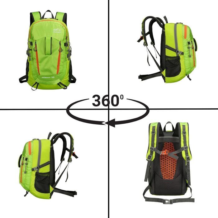 Водонепроникний туристичний рюкзак 30л для чоловіків і жінок Wanderrucksack – легкий рюкзак для походів, подорожей, спорту, кемпінгу, велоспорту, скелелазіння, синій