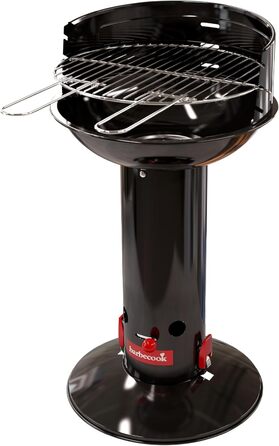 Кругла решітка Barbecook 40 см з двома ручками для вугільного гриля, з нержавіючої сталі, легко миється, аксесуари для BBQ