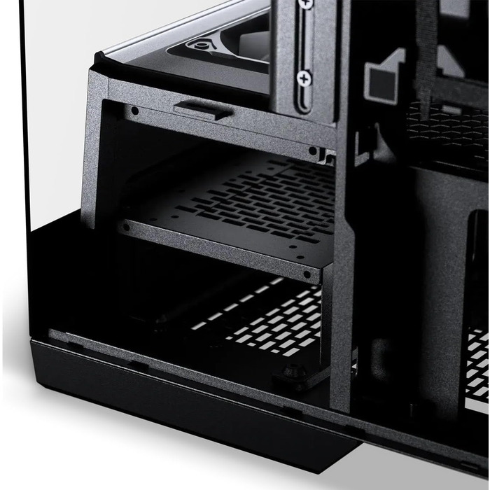 Корпус для ПК Phanteks Evolv S2 Midi-Tower, E-ATX, чорний, панорамне скло, RGB, Back-Connect, 4 вентилятори 120 мм