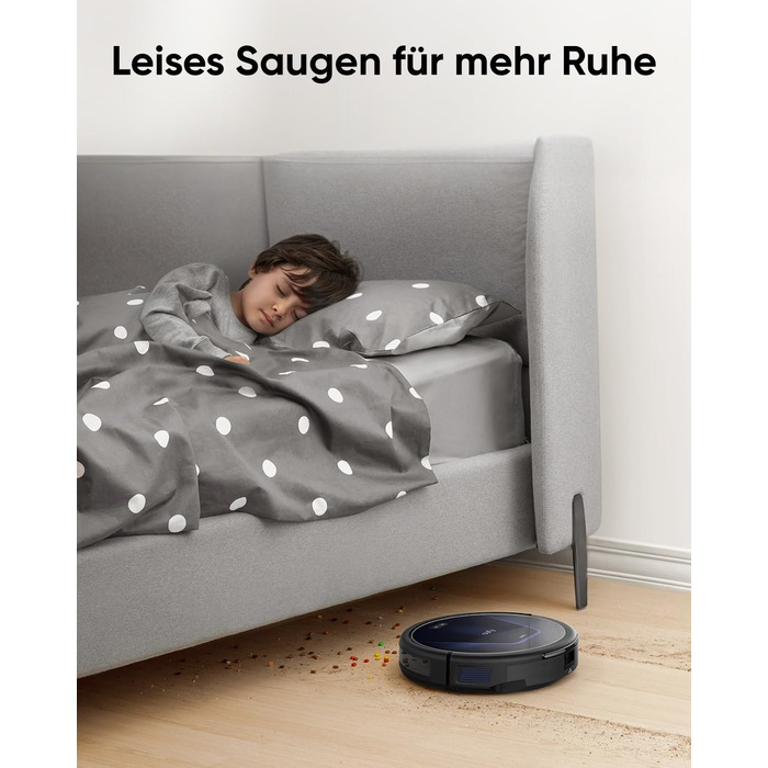 Робот-пилосос Eufy G50: потужність 4000Pa, динамічна навігація, ультратонкий (85 мм), Pro-розчісування, турбощітка, ідеально для шерсті тварин та твердих підлог