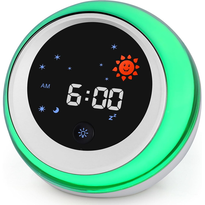 TIMEFUN Sleep Trainer for Kids, Kids Alarm Clock with Night Light Timer for Preschoolers Girls Boys