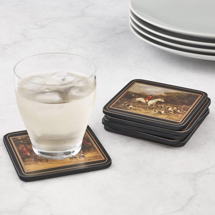 Tally Ho Coasters, 6 Pieces (m)