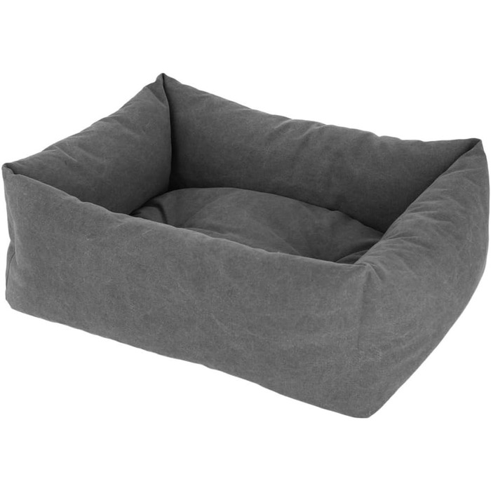 Ківш для домашніх тварин Kerbl Lucca сірий, (70x85 см), м'яке ліжко
