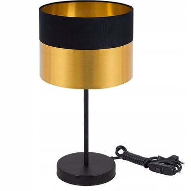 Настільна лампа Moonlight Ariel, чорний з жовтим, 60 Вт