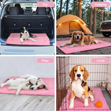 Водонепроникний килимок для собак Pawsse - зручний для подорожей, авто, кемпінгу (127 x 70 см, сірий)