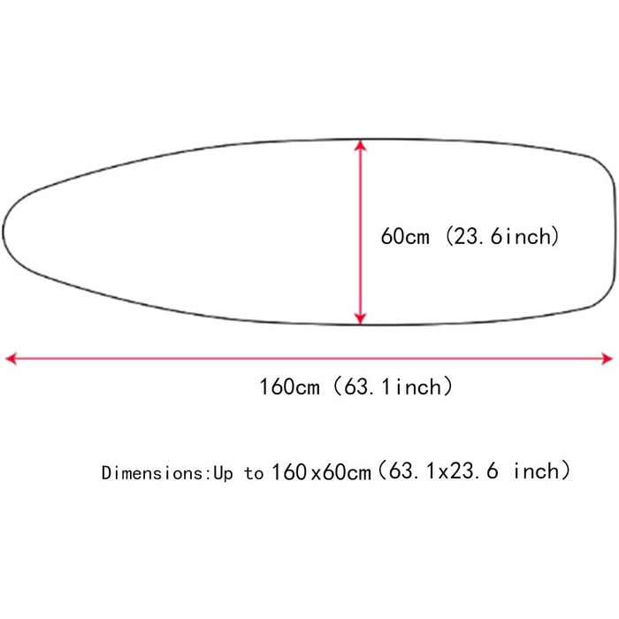Чохол для прасувальної дошки XL/XXL, 160x60 см, 100% бавовна, рожеві квіти, з підкладкою 5 мм, для прасок з парою