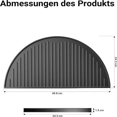 Чавунний гриль-решітка Gusseisen Grillrost Ø 45 см для вугільного та круглих грилів