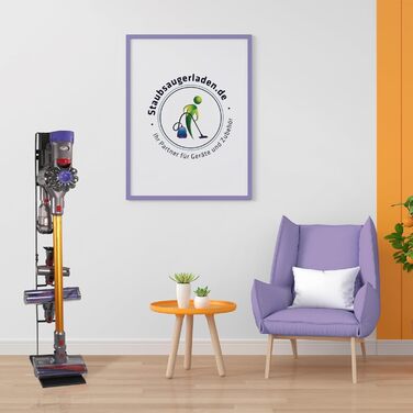 Підставка для акумуляторного пилососа, ручного пилососа, підлогого пилососа: аксесуари, станція зарядки, без свердління, чорний колір