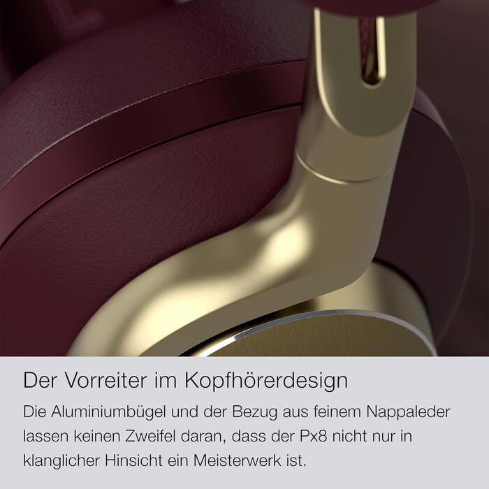 Навушники Bowers & Wilkins Px8: бездротові, з активним шумопоглинанням, Bluetooth 5.0, чорні
