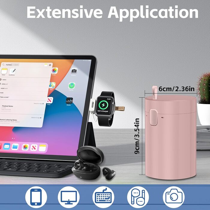 Набір для чищення екрану ноутбука 20-в-1: для MacBook, AirPods, телефону, планшета, ПК, монітора, камери (рожевий)