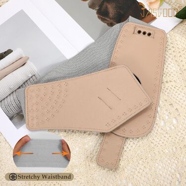 Жіночий вінтажний широкий еластичний пояс JASGOOD з пряжками, стрейч-пояс для карнавалу та косплею, 95 см (для талії 93-104 см), срібний, 75 см (для талії 69-79 см)