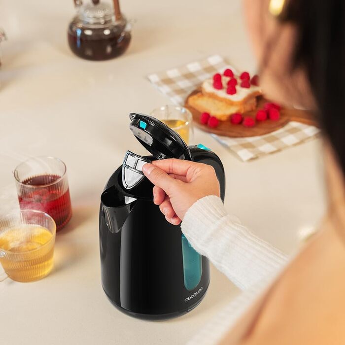 Електричний чайник Cecotec ThermoSense 120 .1 л, бездротовий, з поворотним підставою, фільтр від накипу