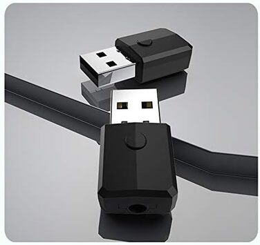 Isobel Bluetooth Передавач/Приймач 2-в-1: Bluetooth Адаптер 5.0 з низькою затримкою для TV/PC/Laptop. Підтримка Optical, Toslink, RCA, 3.5mm AUX. Dual Link (USB)