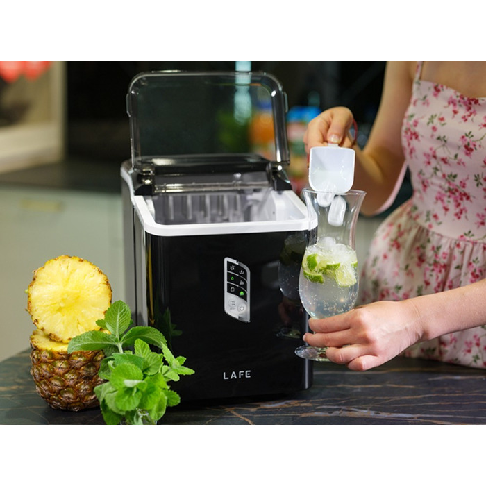 Льодогенератор Lafe IceTwist Pro, чорний, 120 Вт