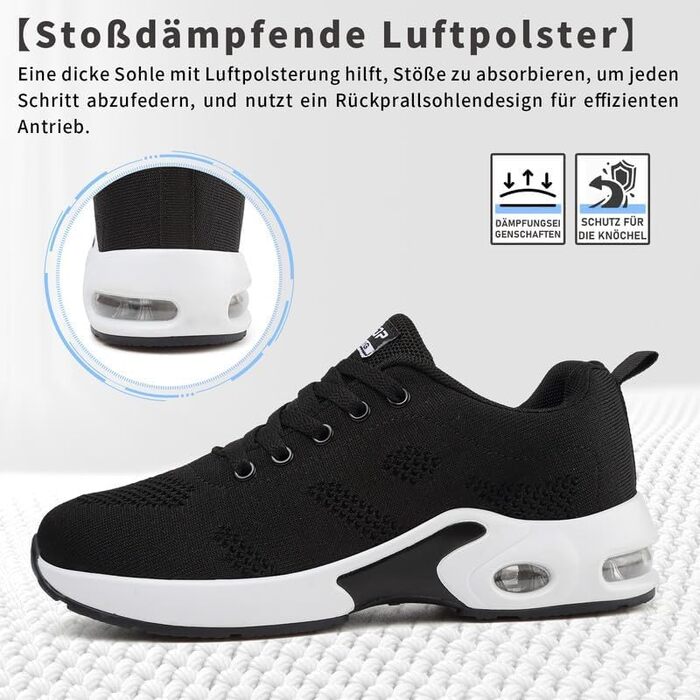 Жіночі кросівки для бігу та ходьби. Зручні, дихаючі, з амортизацією, спортивні, фітнес, для занять у залі та на вулиці. Чорно-білі, розмір 38 EU.