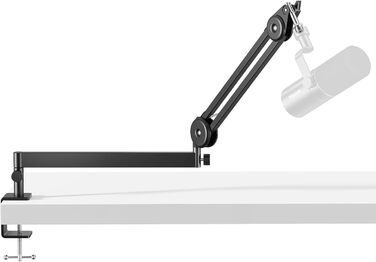 Кріплення для мікрофона TONOR T20LP - низькопрофільний тримач для геймінгу та подкастингу, чорний, з прихованою пружиною