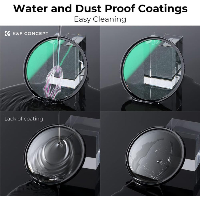 Фільтр K&F CONCEPT Shimmer Diffusion 67mm для відео та портретної зйомки (Nano-Xcel)