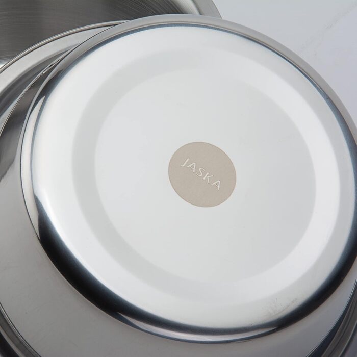 Яська - високоякісний миска для собак з нержавіючої сталі, миска для корму та води, придатна для миття в посудомийній машині, годівниця (1x S / 0,9 л / 17,5 см)