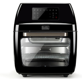 Фритюрниця повітряна BLACK+DECKER BXAF6500E, 1600W, 12л, 8 програм, 80-220°C