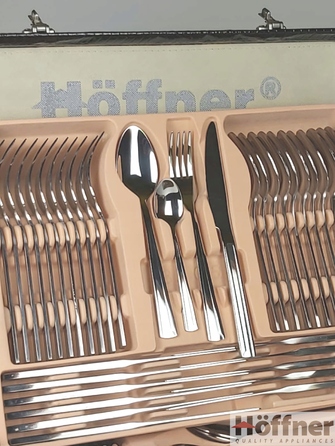 Набір столових приборів Hoffner, глянцеві, 72 предмети