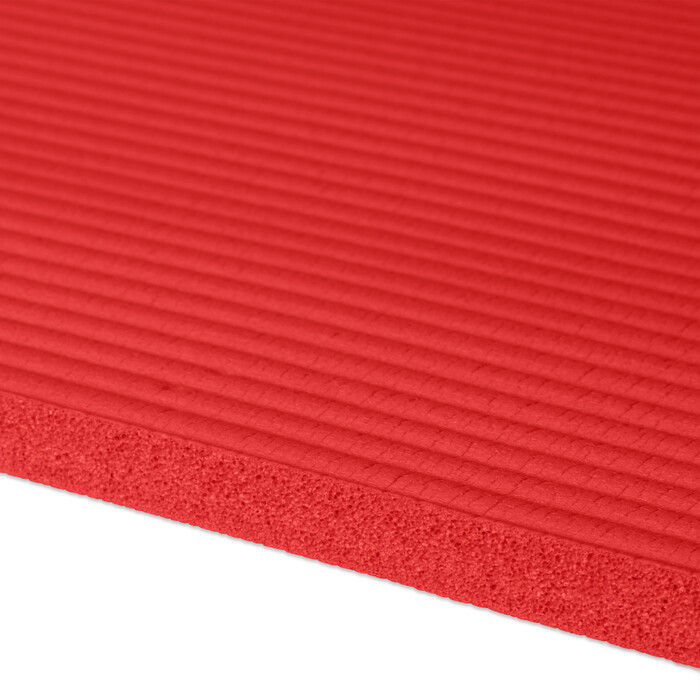 Relaxdays Yoga Mat, 1 cm thick, solid color