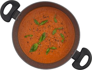 Сковорода Russell Hobbs RH02813EU7 Metallic Marble 28 см універсальна антипригарна для індукції, смаження, грилю – здорове приготування їжі з мінімумом олії