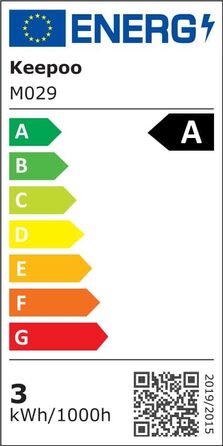 Keepoo Бездротова LED лампа настільна з регулюванням яскравості, акумуляторна, тепле світло 3000K+RGB, водонепроникна (IP54), для дому та вулиці (1 шт.)