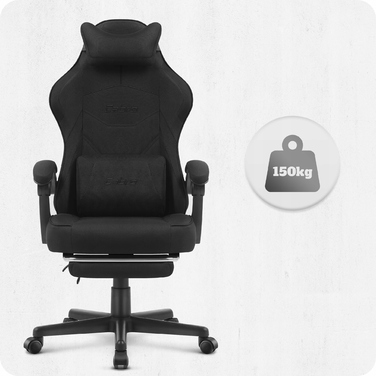 Ігрове крісло Cabro C502, чорна тканина