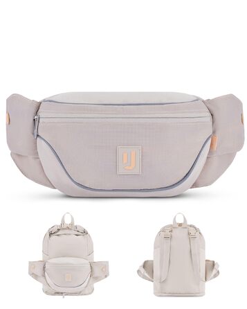 Чоловіча та жіноча поясна сумка Johnny Urban Jimmy 2в1 - рюкзак, водонепроникна, для фестивалів, багатофункціональна (пісок)
