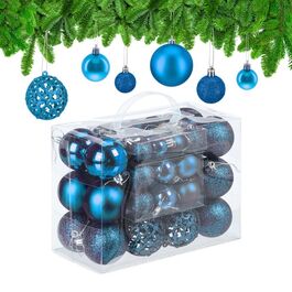 Relaxdays Set of 50 Christmas Baubles