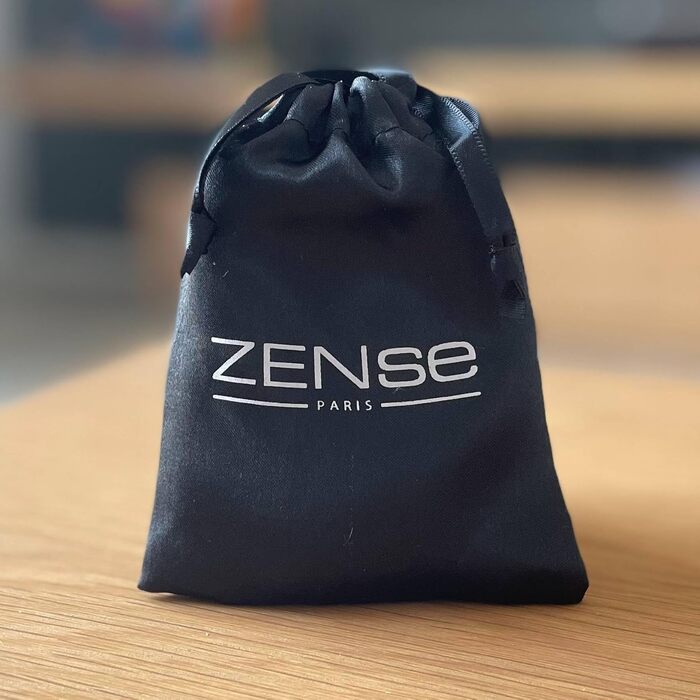 Браслет чоловічий шкіряний плетене ZENSE ZB0393 з магнітною застібкою, чорний