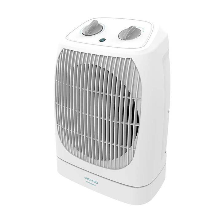 Теплая повітряна завіса (обігрівач) Cecotec ReadyWarm 2070 Max Force, 2000 Вт, 3 режими роботи (охолодження/тепло/жар), з осциляцією та автоматичним вимкненням, білий