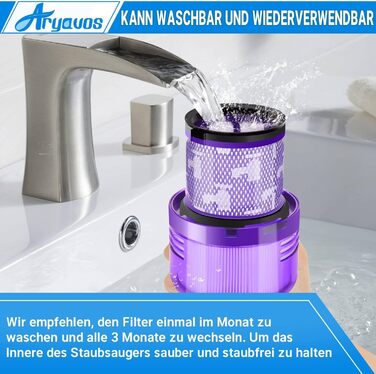 Фільтри для пилососів Dyson V15, V11, SV17, SV14, SV22 (2 шт.) - Запчастини