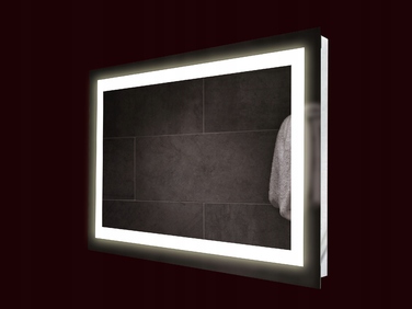 LED-дзеркало у ванну кімнату 100x110 з сенсорним перемикачем