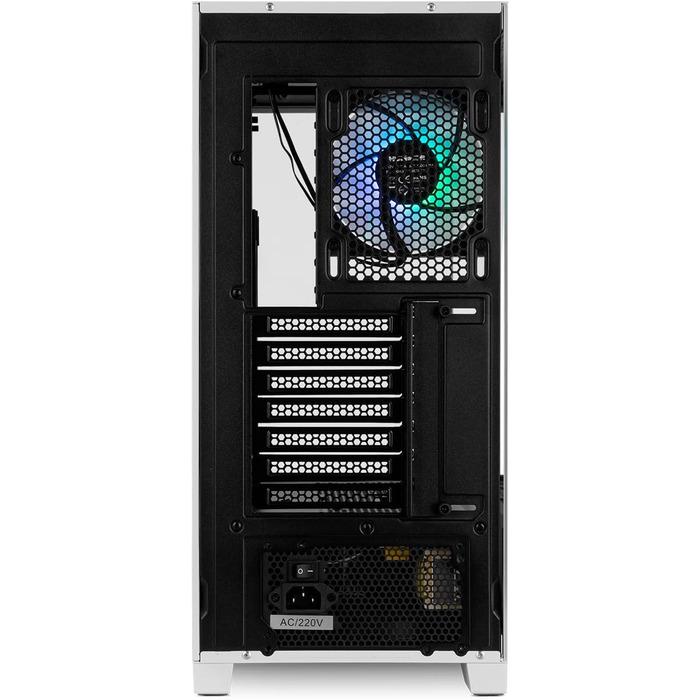 Корпус для ПК NOX Xtreme Products White: ATX/Micro-ATX/ITX Midi-Tower з сітчастою передньою та верхньою панелями, скло з загартованого скла, 3 x 140 мм вентилятори, підтримка до 10 вентиляторів, USB-C/USB 3.0, білий (HUMMER ETHER W/B)