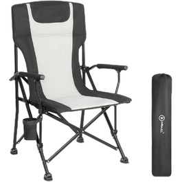 Крісло Homecall 30019, чорний/кремовий, висока спинка чорний/білий, висока спинка