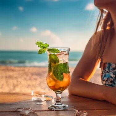 Набір склянок для коктейлів Glasmark KROSNO 1992, 6 шт, 350 мл, прозорі, стійкі до миття в посудомийній машині