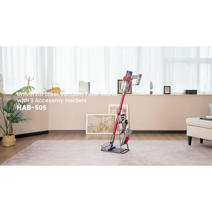 Універсальна підставка для пилососів Dyson, Shark, LG, Samsung, Hoover, Eureka, Rainbow (6 гачків)