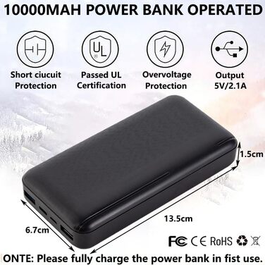 Обогреваемая жилетка з Powerbank M, куртка з підігрівом, чоловіча/жіноча жилетка з підігрівом - тепла жилетка з акумулятором
