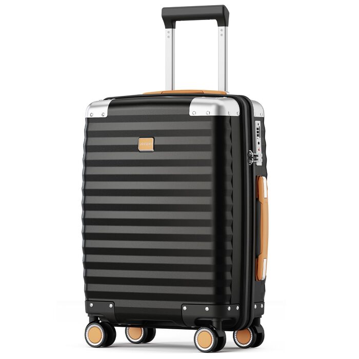 Набір валіз Joyway 3 шт. з жорстким корпусом, легкий, PP, TSA замок, 4 колеса, рожеве золото, 20'+24'+28'