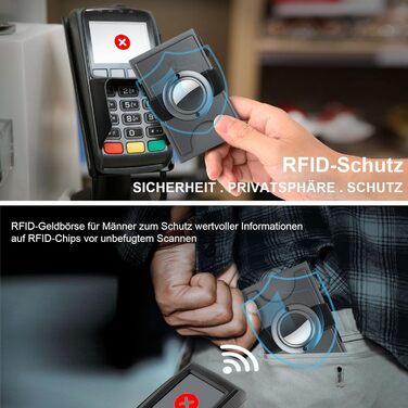 Чоловічий гаманець TOYFID з відділом для AirTag, 12 слотів для карток, відділення для паперових грошей, RFID захист, швидкодіюча кнопка виштовхування, алюміній, сірий