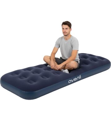 Надувний матрац Avenli для кемпінгу, 191x73x22 см, односпальний, флоксований, для дому та подорожей