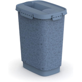 Контейнер для корму Rotho MyPet Cody, 10л з кришкою та клапаном, BPA-free, антрацит/білий, 10л